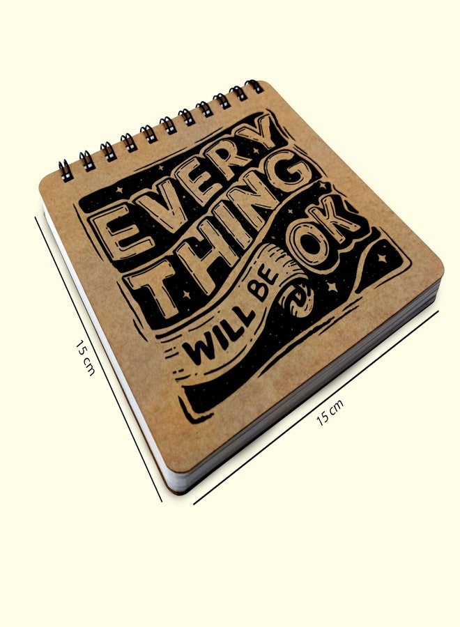 PaperO Mini Sketch Book | Size (15 x 15 cm) | Pack of 2 | 40 Sheets Each | Wiro-Bound (Dreams) - Image 4